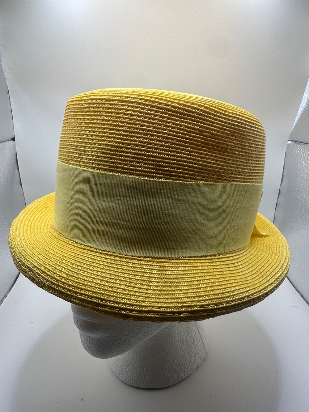 Yellow Straw Fedora
